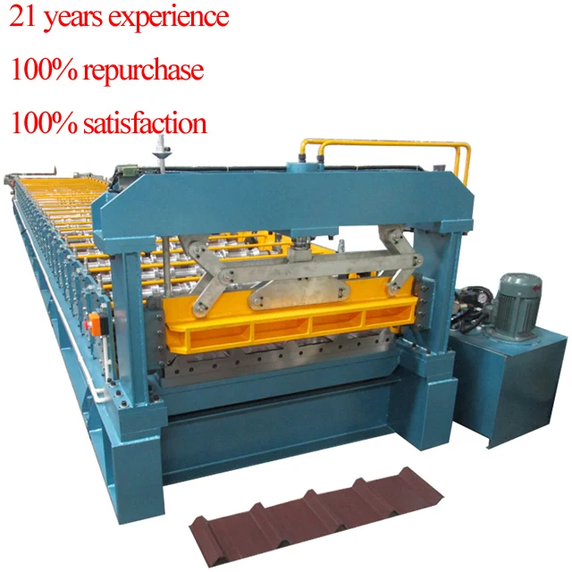 Building Material Galvanized Corrugated Roof Sheet Making Machine in china