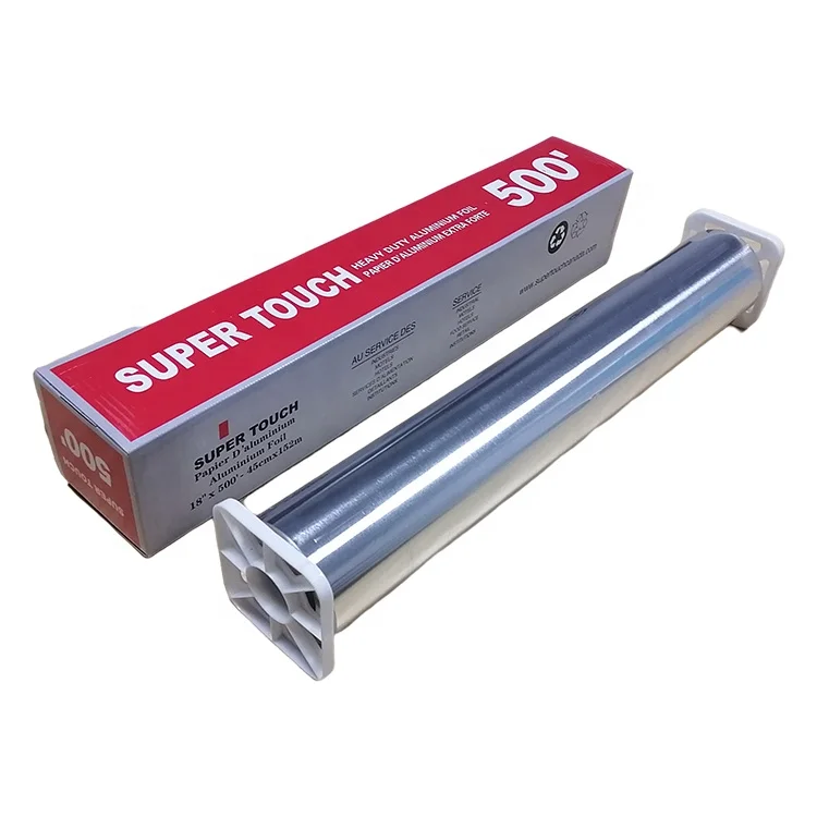 Factory direct sale Food grade 10 to 40mic  heat resistant aluminum foil rolls aluminum foil paper roll Foil Food Container