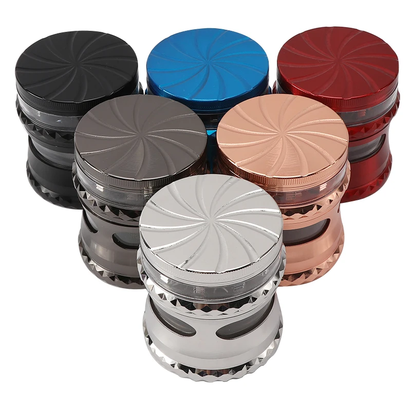 Yiwu Erliao wholesale manual herb grinder new arrival spice herb grinder high quality zinc alloy metal herb grinder