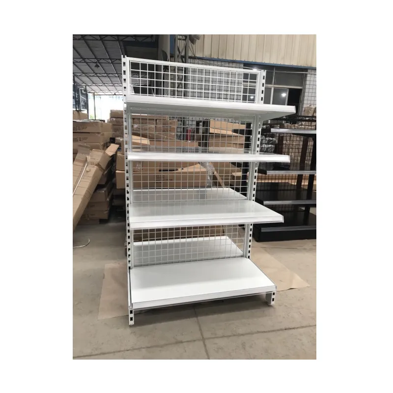 Supermarket Shelves Heavy Duty Drugstore Used Mesh Metal Display Shelf