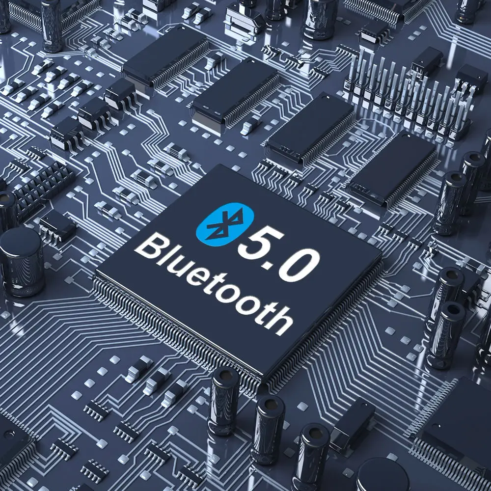 3.5mm Jack AUX Bluetooth Car Adapter with OLED Display Screen, aptX LL In-Car Bluetooth Audio Receiver