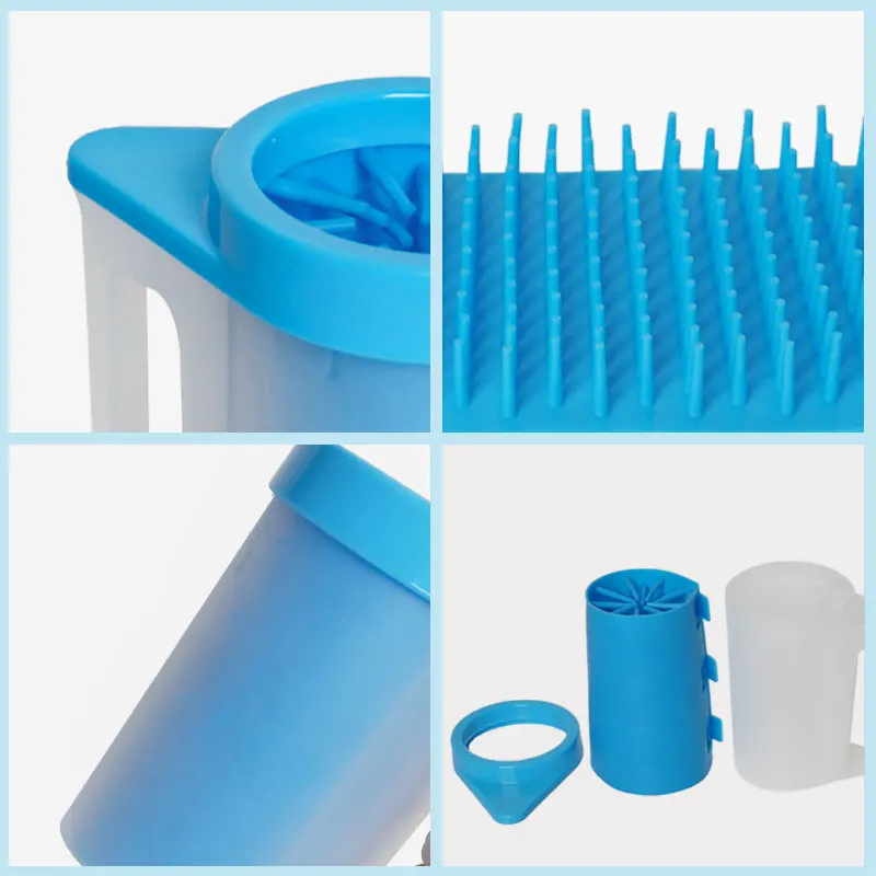 Pet Dog Paw Cleaner Cup Portable Foot Washer 360 Degree Dog Paws Quick Feet Wash Cleaner