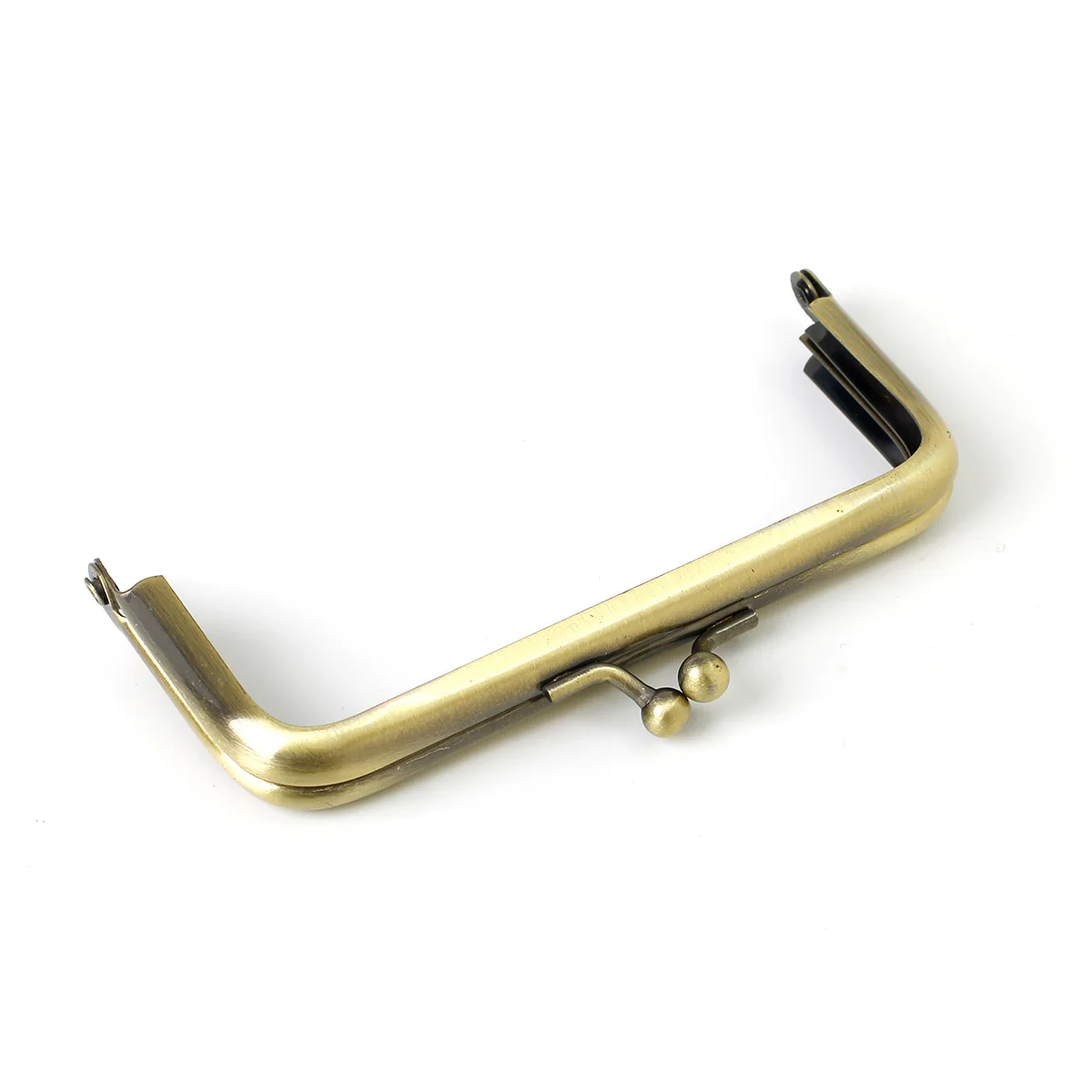Bag Parts Square Golden Handbag Hardware Clutch Bag Metal Purse Frame Kiss Lock For Wallet Bag
