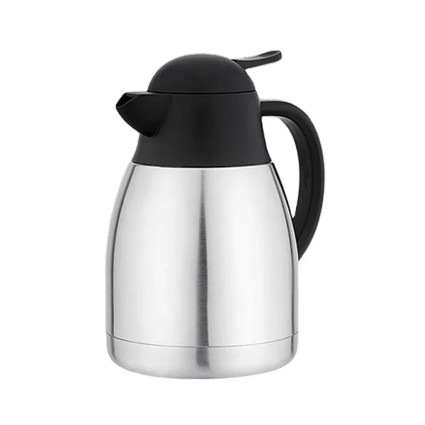 High Quality Insulated Pot 18/8 BPA Free Eco Friendly 1.5 L  Refill Button Vacuum Flask Coffee Pot For Hotel
