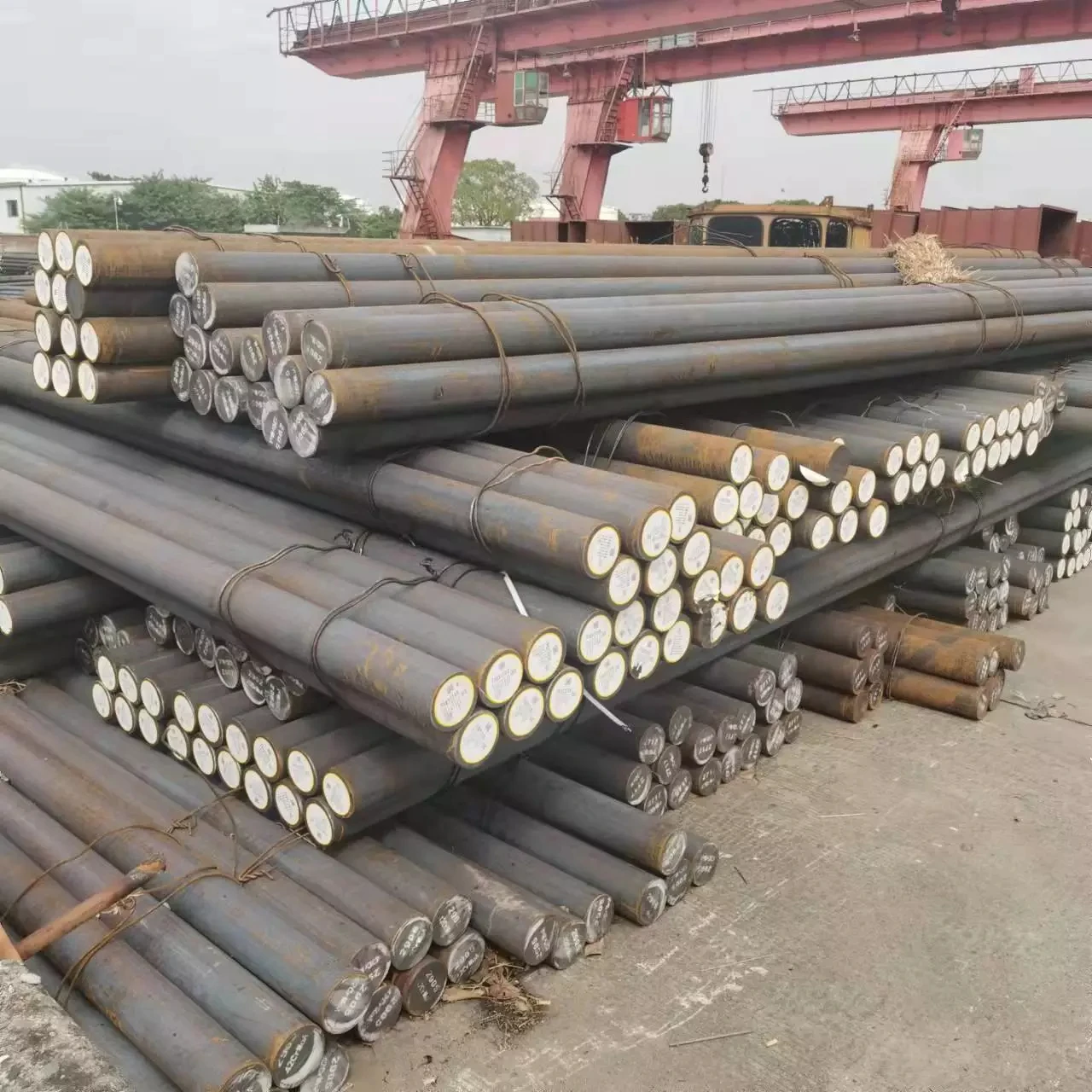 Steel Bar 50Crmo4 60 Grade A500 Aisi 4142 5130 C40 D20 Grade 60 Q355B S275 Carbon Steel Round Rod Bar