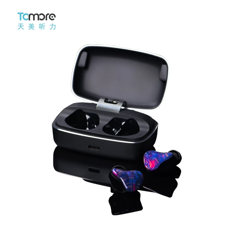 Odm Fast Delivery Wireless Hearing Aid Amplifier Mini Medical Headphones For Hearing Loss People for Adults and Seniors