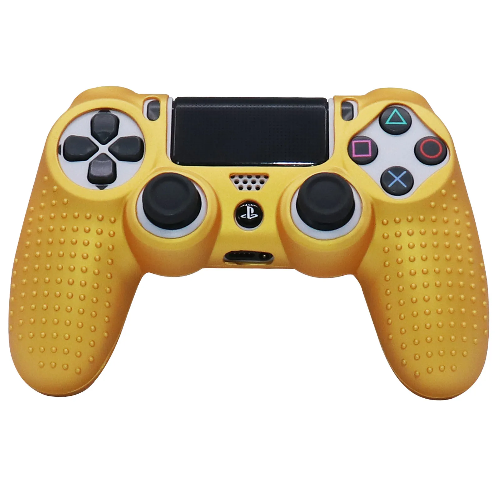 RALAN game pad cover Silicone case dust  PS4 controller golden cover for Playstation 4