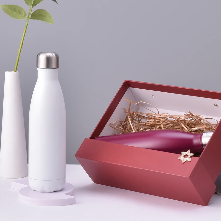 17oz Double Wall Vacuum Insulated Stainless Steel Water Bottle