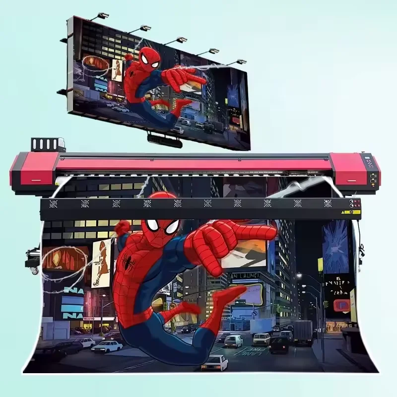 New style high Speed Large Format Eco Solvent printer XP600/I1600/I3200 single/double head Digital Inkjet printer