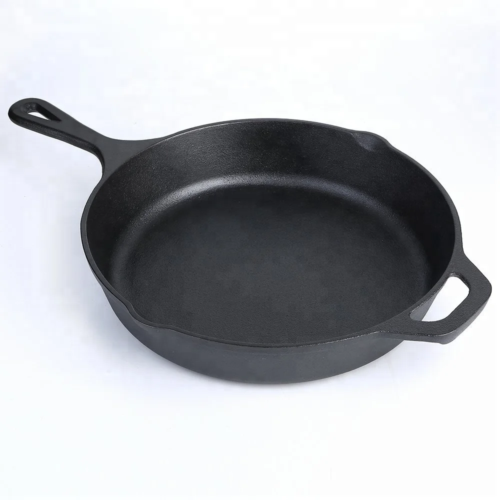 Pre-seasoned  Cookware Set Non-stick Cast, Iron Frying Pan With Two, Iron Handles cast iron grill cast iron grill plate