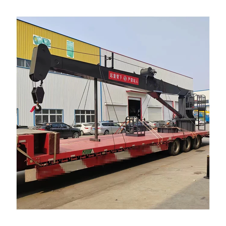Telescopic Boom Boat Deck Crane Marine Hydraulic Crane Ship Crane