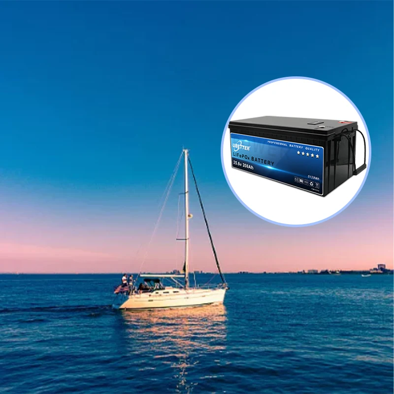 Outdoor Solar Energy Storage System 25.6v 200ah  Cycle Electric   Refrigerator Truck lithium li ion  phosphate yacht battery