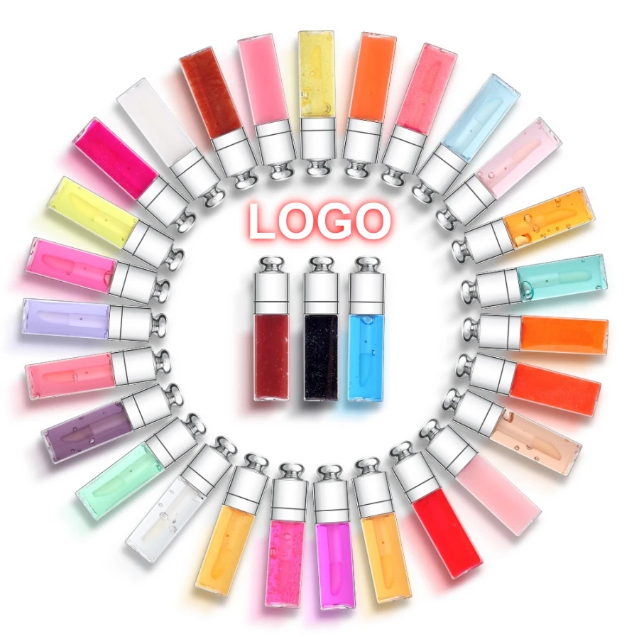 Fresh Fruit Roll-on Lip Balm Lip Makeup Primer Moisturizing Clear Transparent Oil Long Lasting Hydrating Lip Gloss Cosmetics