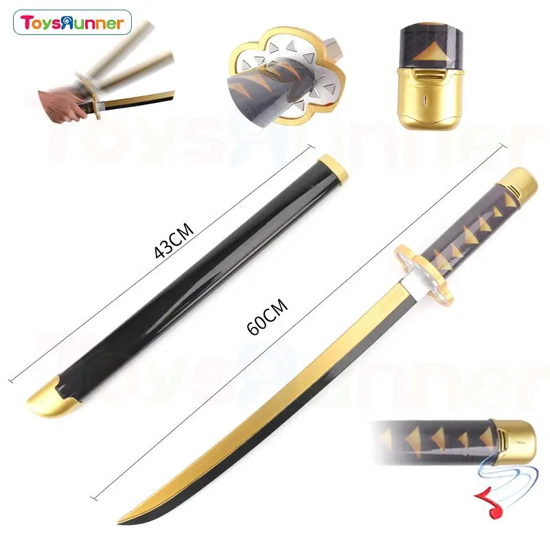 Toy Swords Light Real Samurai De Ki m Toy Plastic Metal Pakistan   Masonic Katana Anime Up Zoro Toy Swords