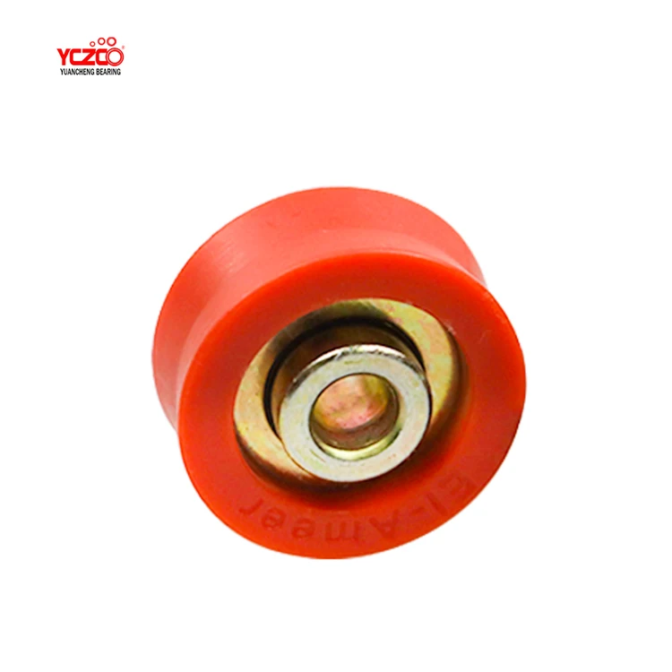 Diameter 27mm v shaped aluminum sliding roller sliding barn door rollers