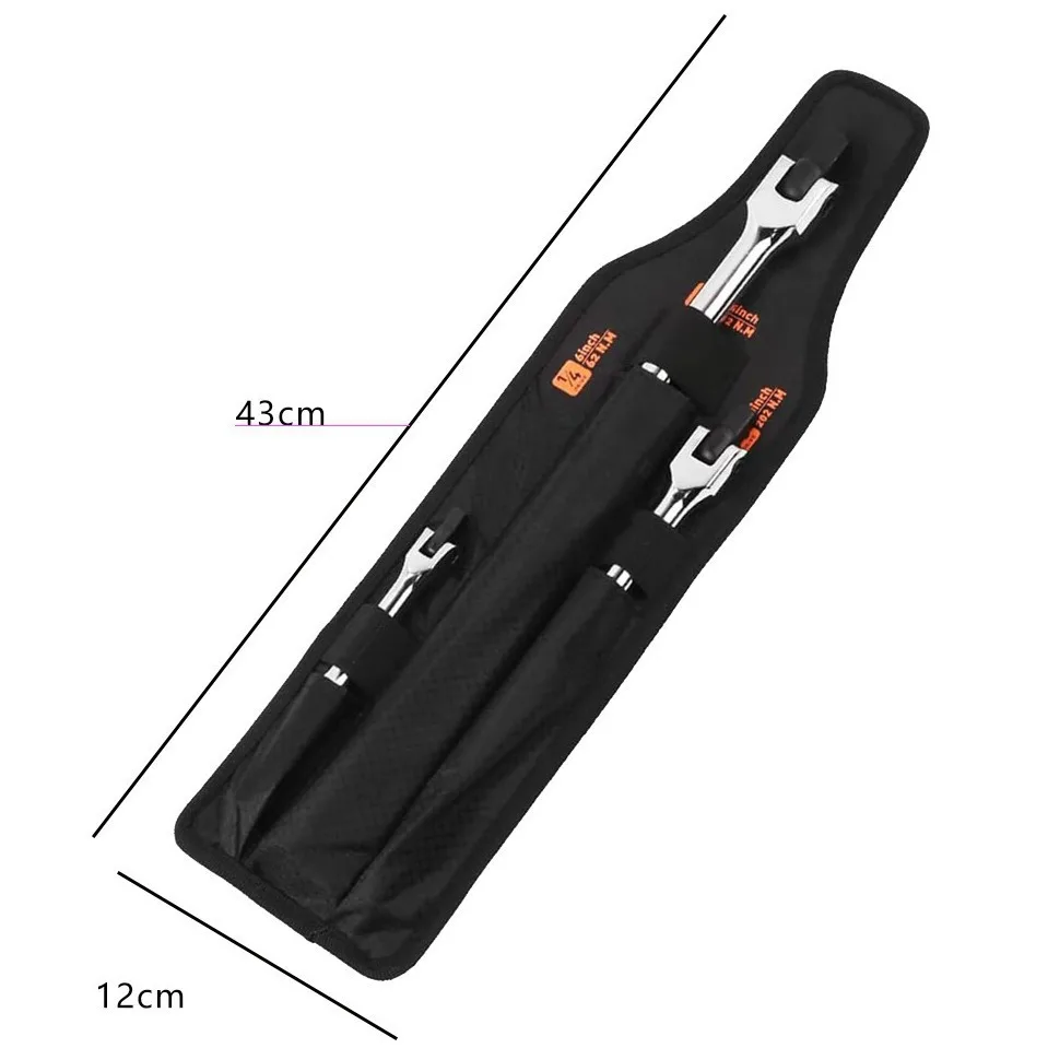 High Strength 3 Pcs Socket Wrench Set F Type Mechanics Tool Set Ratchet Wrenches Set for Repair Maintenance