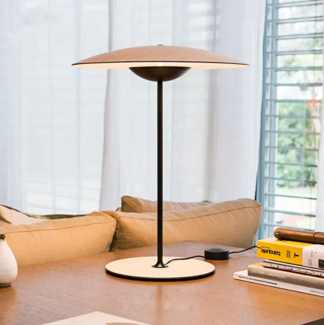 European indoor table lamp lampara de mesa decoration decorative vintage wooden bedside office desk lamp