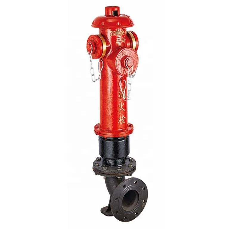 BaiChuan DN65 DN80 3 Way Outdoor cast iron fire hydrant ground fire fighting hydrant with Flange customized