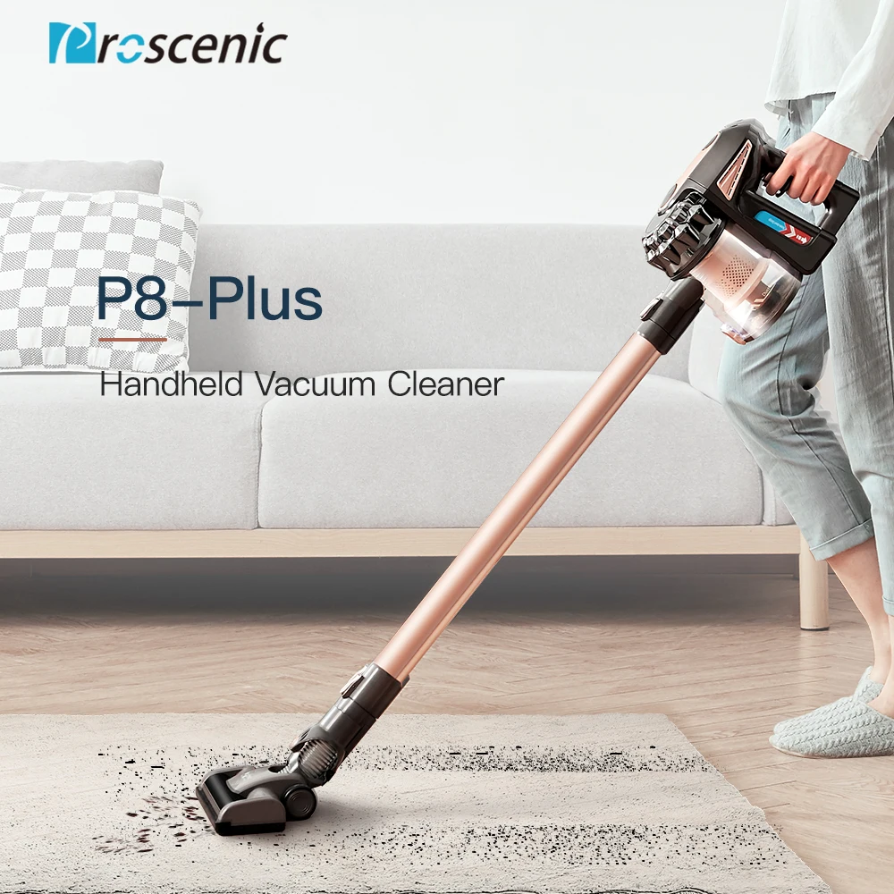
[RU Promotion DDP]Global Version Proscenic Vacuum Rechargeable 18000Pa Cordless Stick Wireless Handheld Vacuum Cleaner 