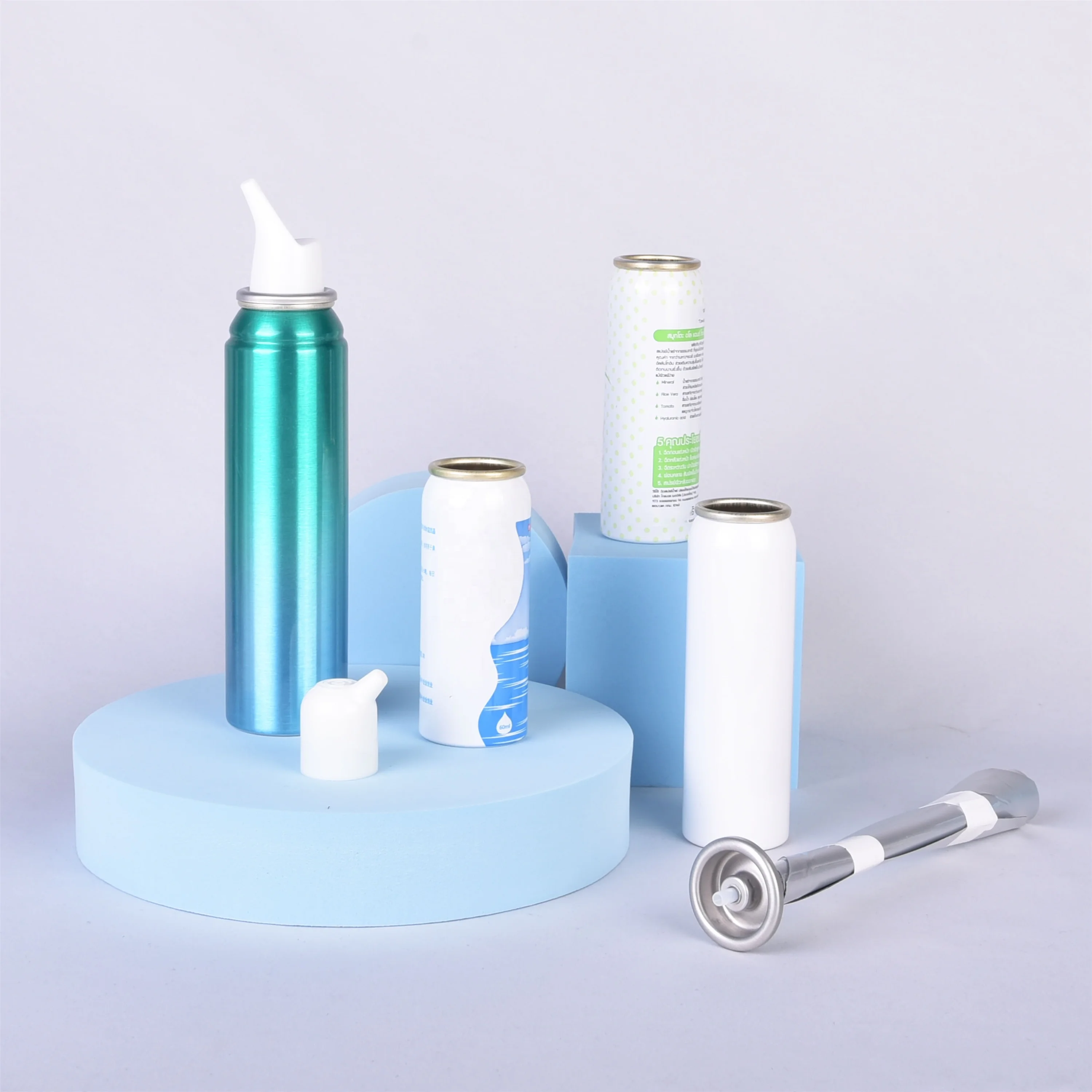 Professional Approved Can 50ml 100ml Medical Nasal Spray with Cover and Accessories Aerosol Spray Mister for Kids