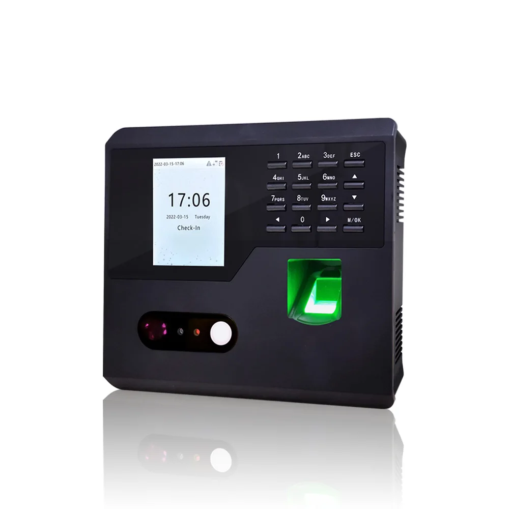Biometric Facial Recognition Employee Time Clock in and out Fingerprint Time Attendance machine (FA110)