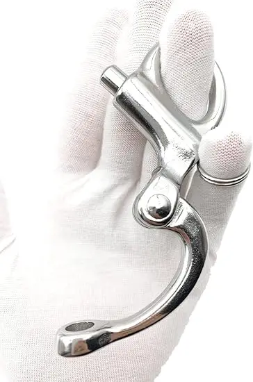 Fixed Snap Shackles 316 Stainless Steel Bail Snap Shackles with Quick Release Pin for Bracelet and Boat