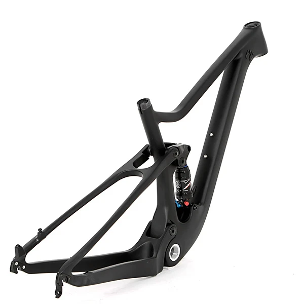OEM логотип углеродное волокно полная Подвеска mtb рама B00ST 148 мм T1000 27 5 29 дюймов велосипед двойная подвеска