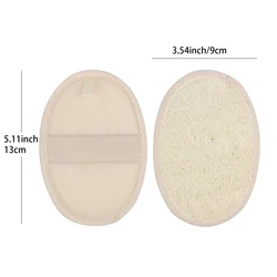 Customized Natural Biodegradable Loofah Shower Bath Sponge Kitchen Cleaning Exfoliating Luffa Pads Moroccan Loofah
