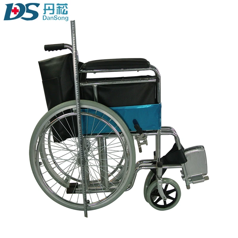 Factory Manufacturers Healthcare Cheap Steel Folding Portable Lightweight Manual Wheelchair