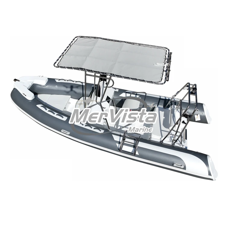 17ft center console boat bateau demi rigide rib barci de pescuit sportiv fiberglass rib 520