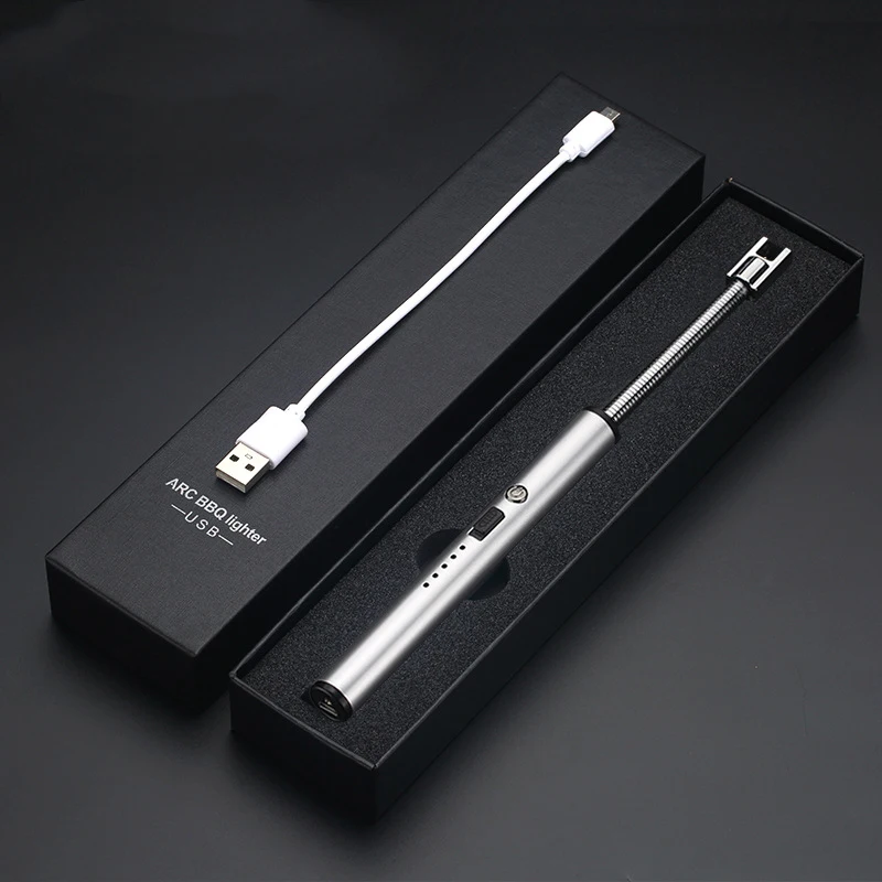 Кухонные гаджеты зажигалка для свечей электродуговая с USB-аккумулятором плазменные беспламенные и