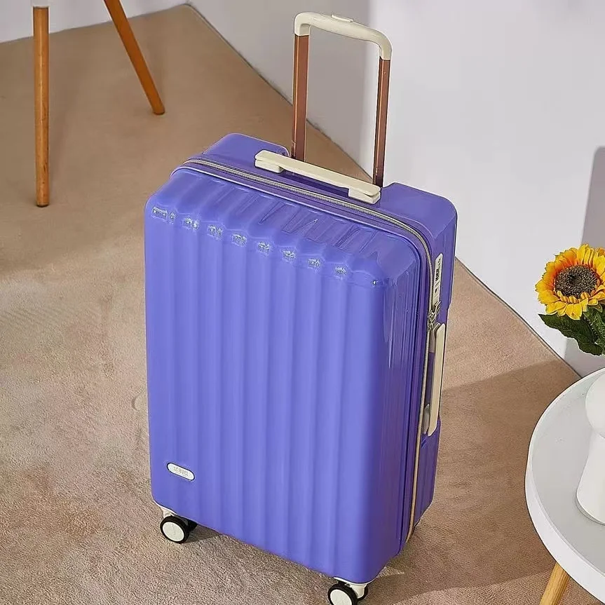 New Product Low MOQ ABS PC Silent Wheel Custom Boarding Suitcase Luggage for student travel