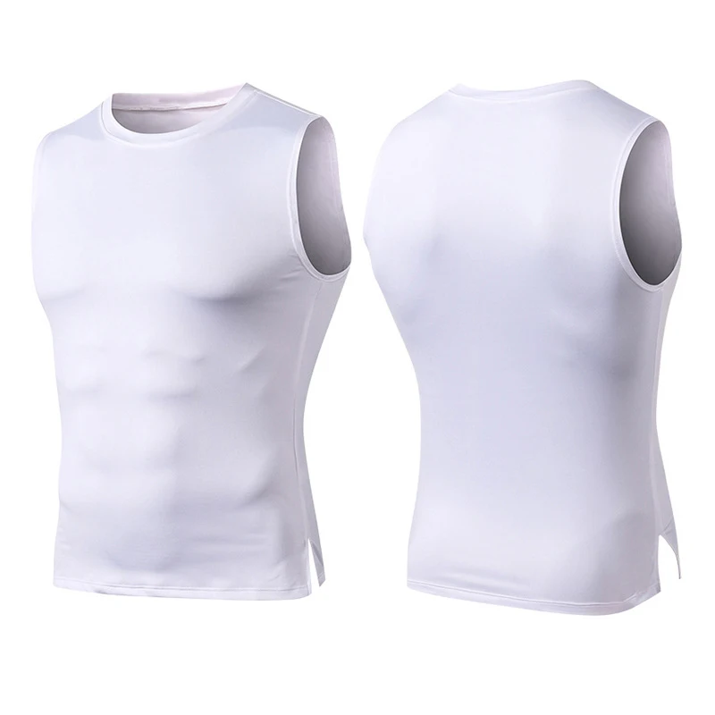 Crew Neck Sleeveless Sport Basketball Shirts Custom Quick Dry Gym Fitness Running Workout Tank Top For Men