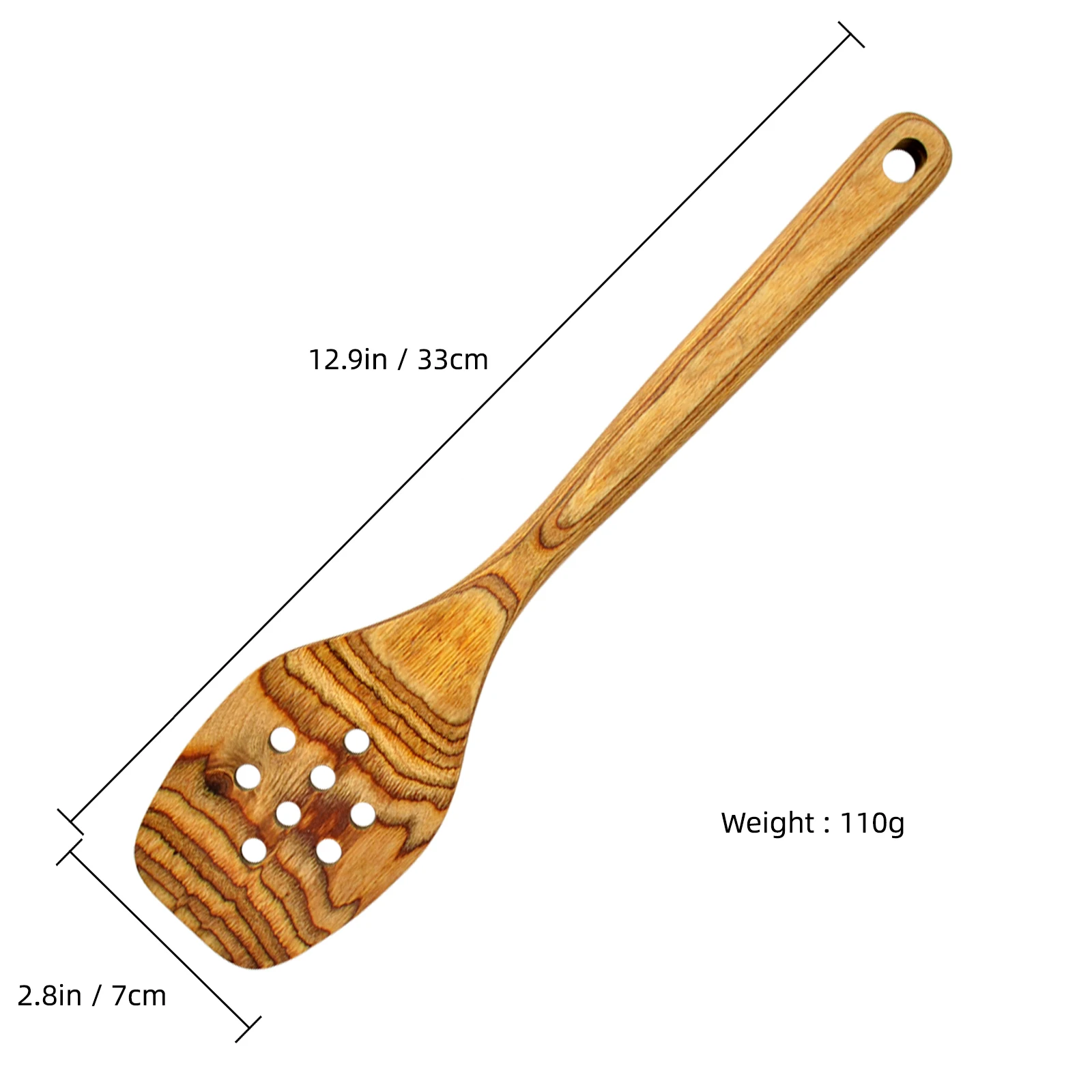 Unique design OEM wooden cooking utensil set wooden spatula and spaghetti spoon