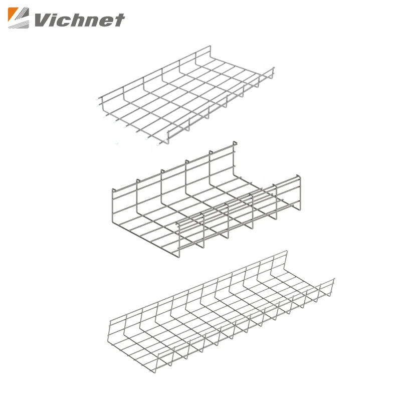 Сетчатый Лоток для кабеля Vichnet 304 из нержавеющей стали Открытый сетевой разъем компьютера базовая станция