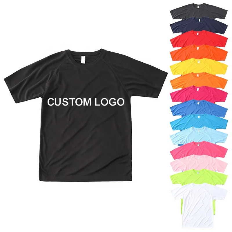 Индивидуальная быстросохнущая Мужская футболка из полиэстера, быстросохнущая футболка