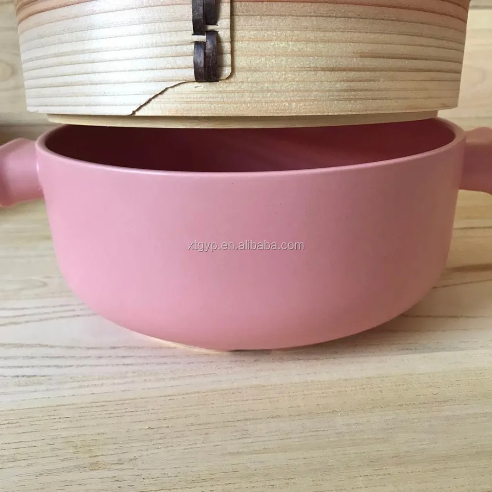 A hot selling Japanese modern variety of handmade steamer steamer casserole ceramic heat-resistant kitchen soup pot