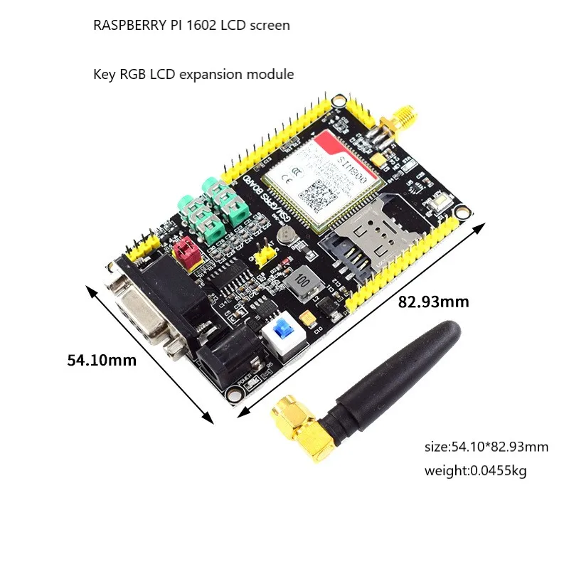 Cheap price SIM800 GSM GPRS module development learning pcb circuit board 51 STM32