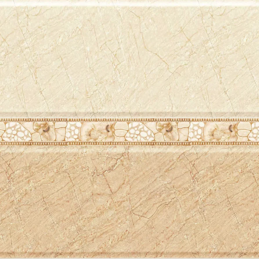 Ceramic decorative and border tiles for kitchen or bathroom