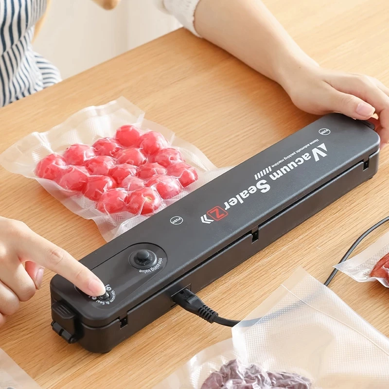 Food Vacuum Sealer Packaging,Machine Kitchen Vacuum Food Sealer,Automatic Household Electric Vacuum Packaging.