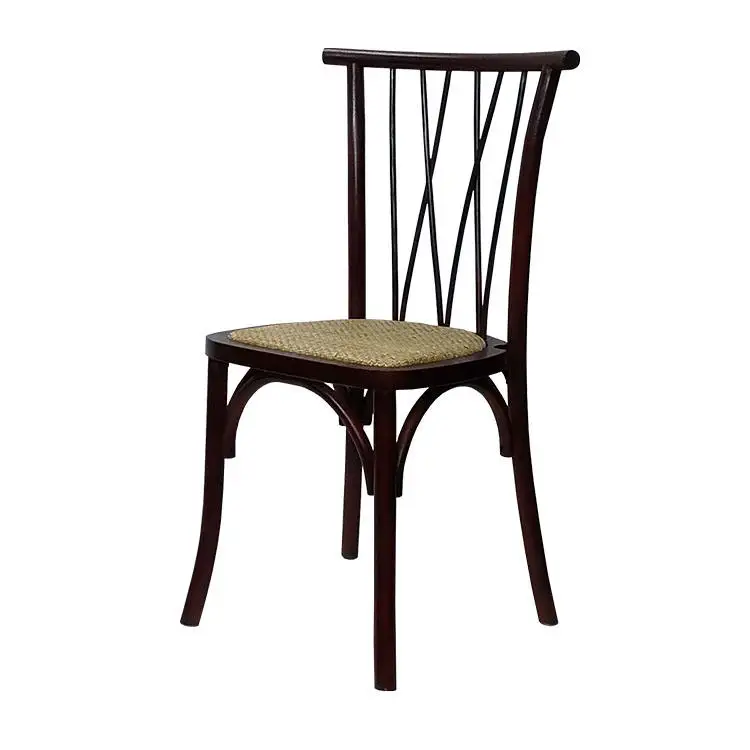 Hot Sale Wicker Rattan chair Vintage Furniture Handmade Cafe Chair indoor Furniture