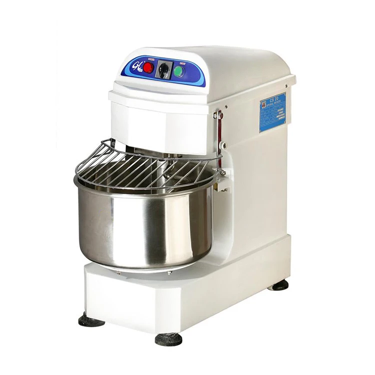 Factory Supply Commercial 10Kg Spiral Pizza Bread Ice Cream Cake Dough Mixer Machine