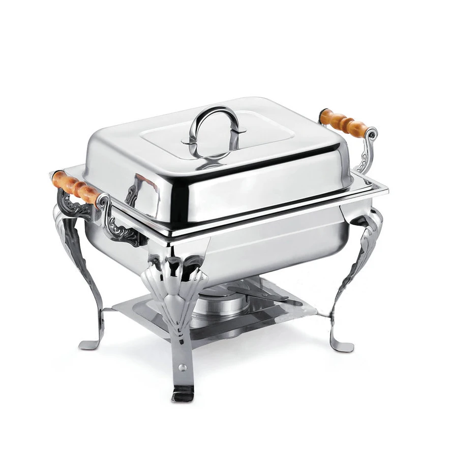FTS Chafing Dishes Catering Set Food Warmers Warmer Chaffing Luxury Stove Chefing Wholesale Buffet Chafing Dish