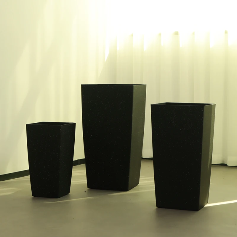 Nordic New Design Home Decor Large Indoor Big Size Macetas White Plastic Flower Vase Pots And Planters For Outdoors Garden