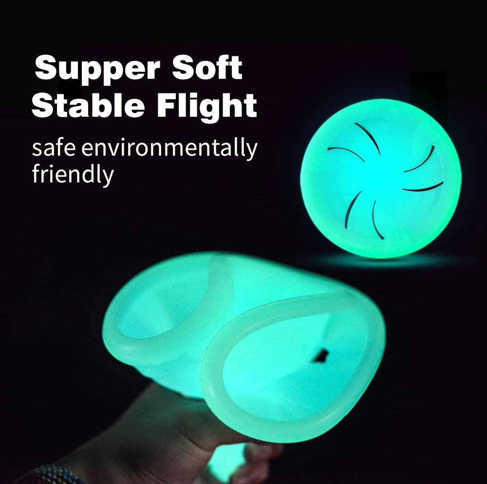 Неразрушаемый мягкий диск для собак, легкий летающий диск для тренировки, сверхпрочный, для домашних животных, легкий вес