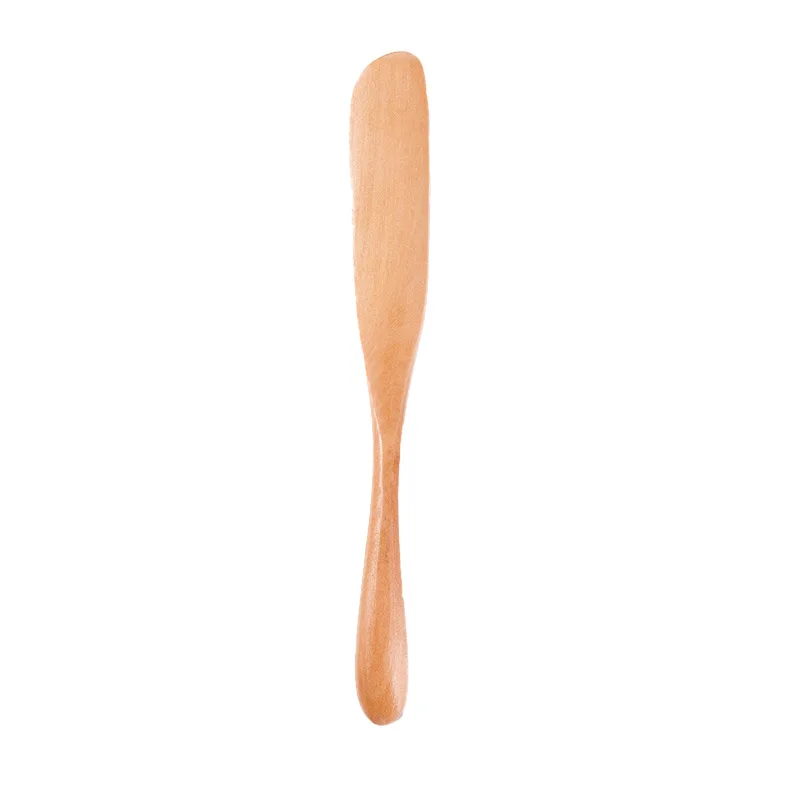 Round Smooth Log Color Wooden Table Knife Super Handy Kitchen Utensils Butter Spreader for Sale