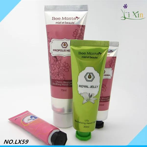 
octagon Screw on cap mini cosmetic toothpaste packaging small aluminum travel empty plastic toothpaste tube 