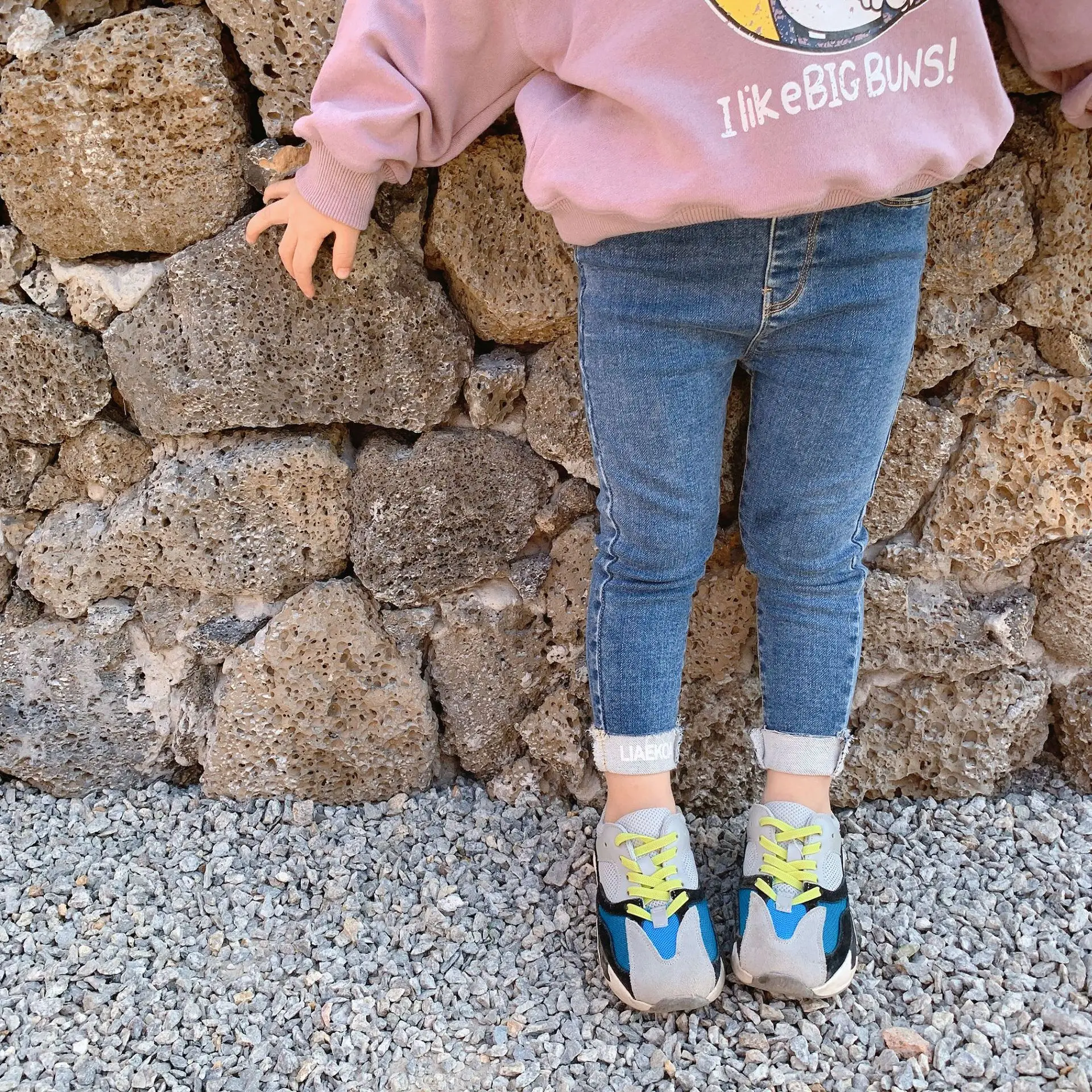 
Spring wholesale baby girl all matching legginge jeans pants 