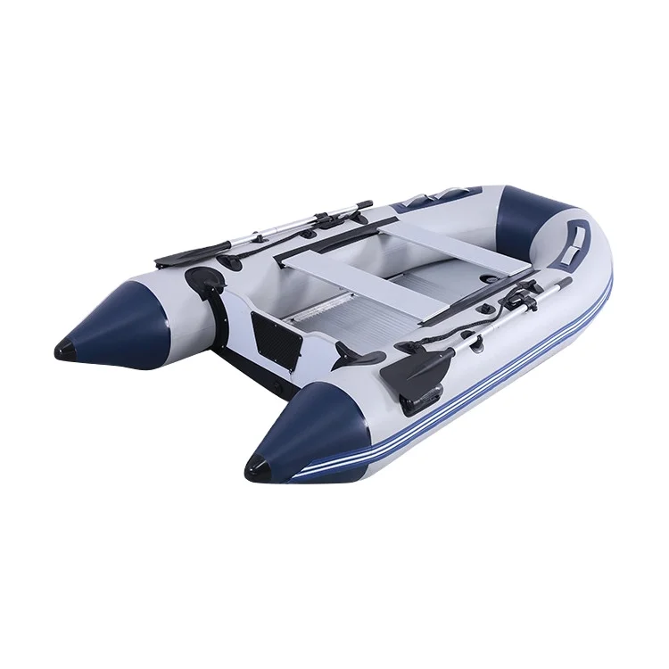 inflatable fishing boat rubber RESCUE boat with aluminum floor high pressure PVC air tube