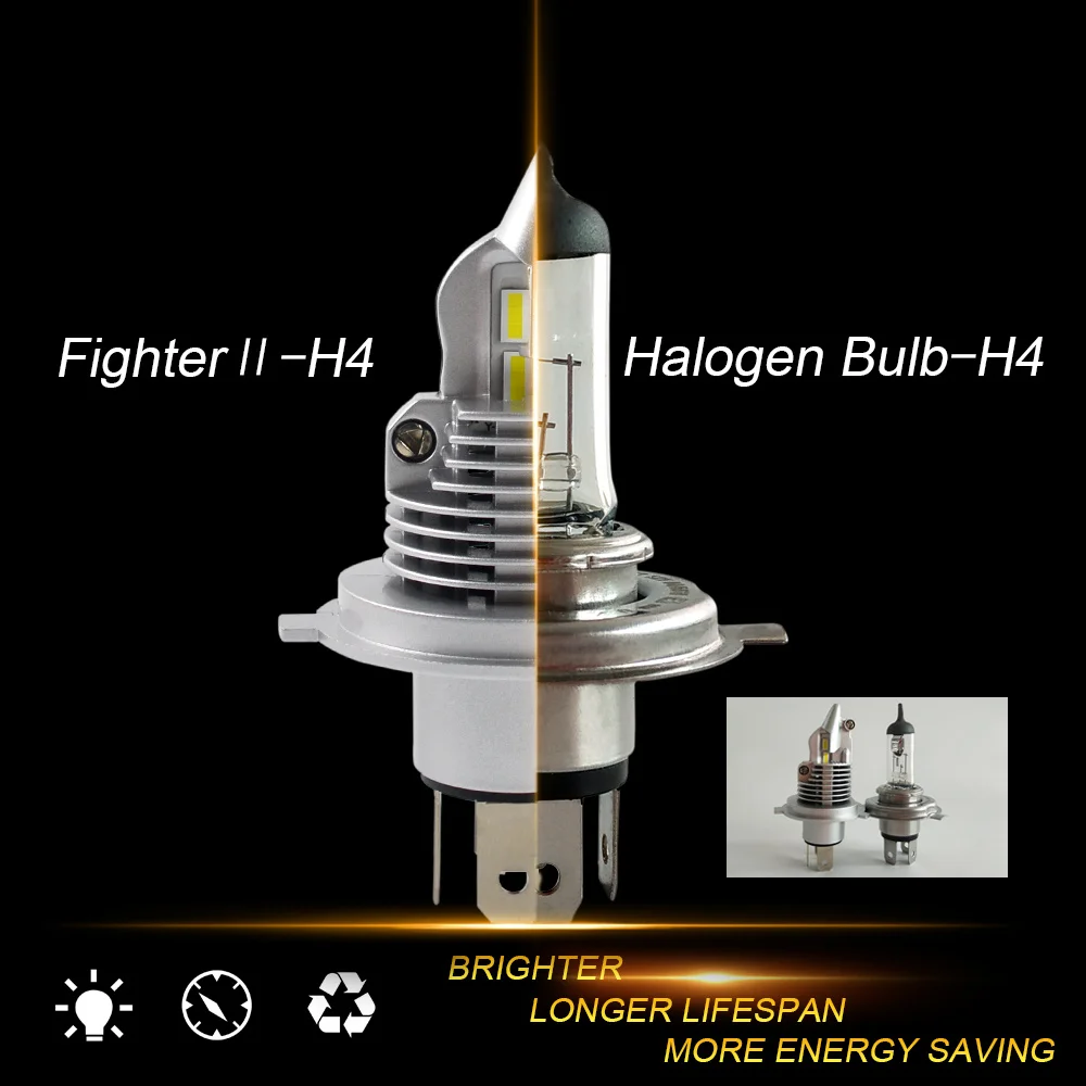 Latest Q10 Fighter 40W H7 LED Headlight  H4 H3 H7 H8 H9 H11 9005 others car light accessories